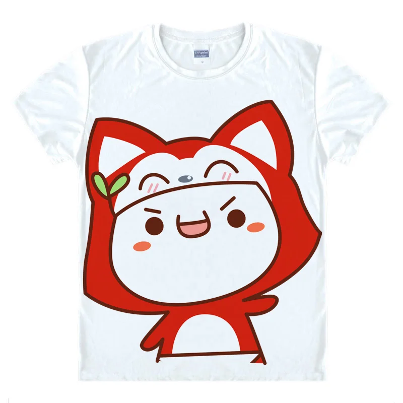 Rough Color Text T-Shirts Multi-style Short Sleeve Shirts Kaomoji Emoticon Kawaii Ero kawaii lovable adorable Cute Cosplay Shirt