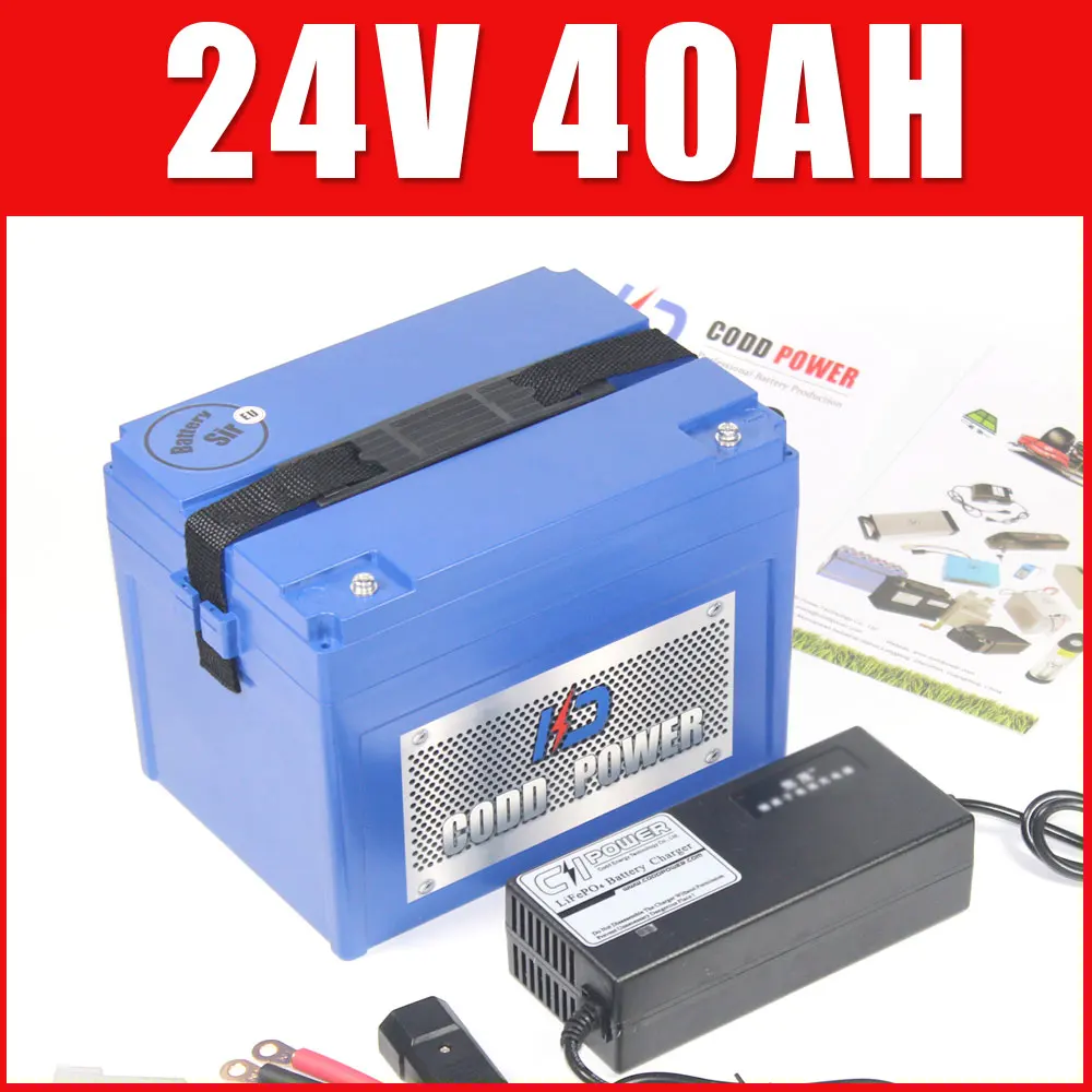 24V 40Ah li-ion battery 25.2v 40000mah electric bike battery pack with 1000W BMS