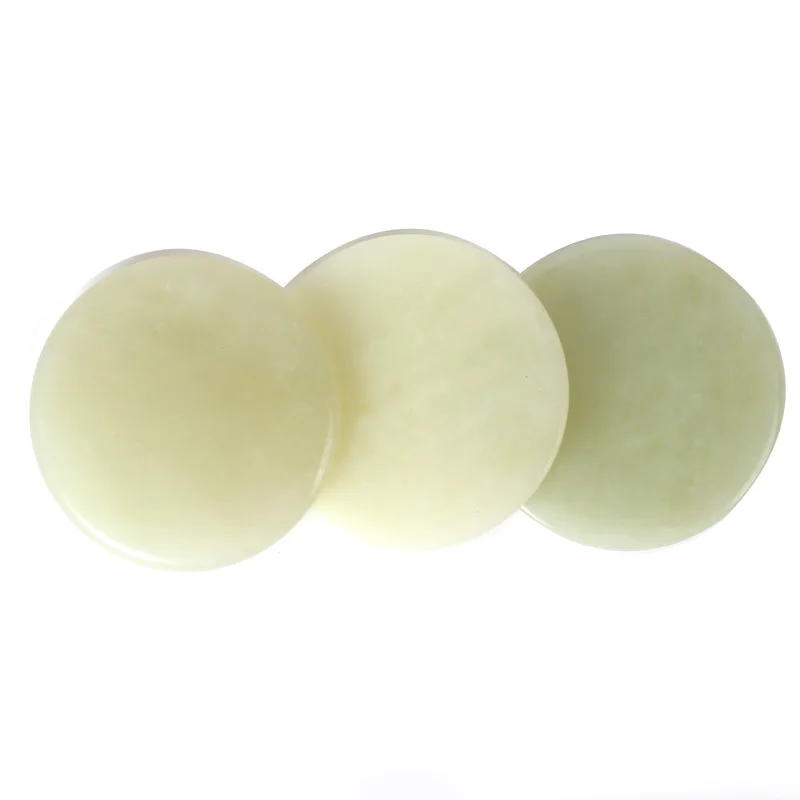 Soporte de piedra de Jade rosa para extensión de pestañas, herramienta de injerto, pegamento para pestañas, paleta adhesiva, suministros de