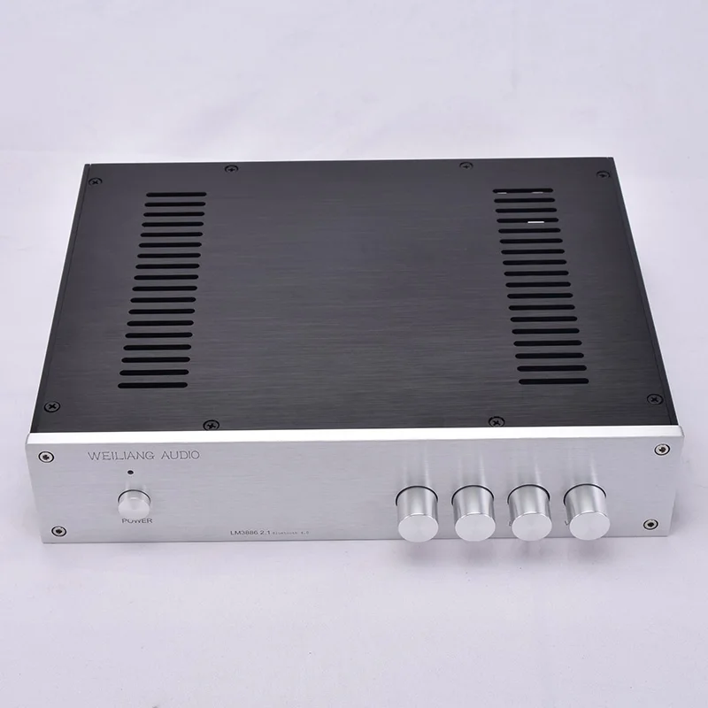 KYYSLB Amp Case Shell DIY Box 320*70*248MM All Aluminum Amplifier Chassis Housing 3207