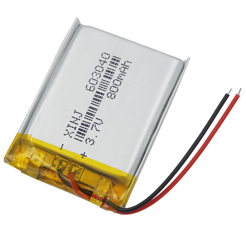 Batería de litio Li de 3,7 V 800 mAh y 2,96 Wh 603040   Para reproductor de música GPS Altavoz Bluetooth MP4 conducción teléfono cámara coche Dashcam