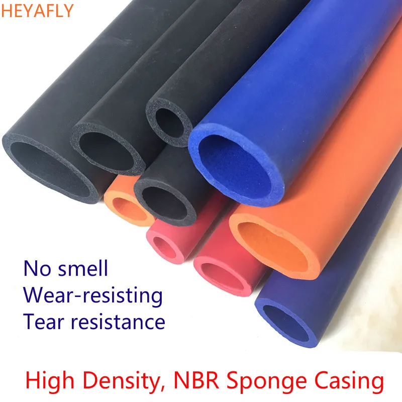 NBR Sponge Tube Casing, Smooth Surface, High Density, Fitness Equipment, Car Accessories, Wear Resistance, Tear Resistance