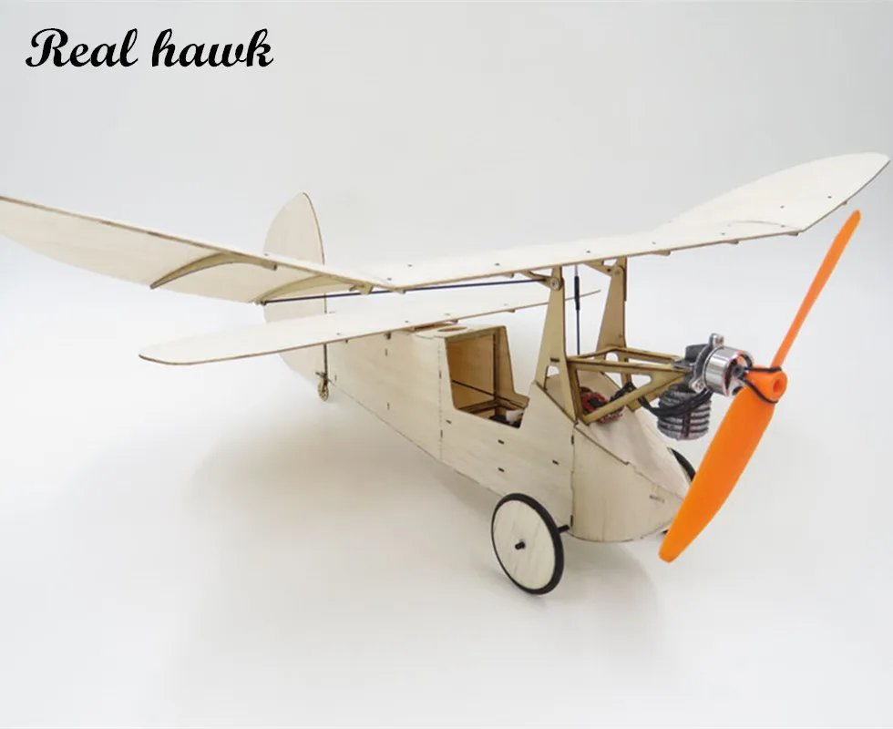 طائرة مزودة بجهاز للتحكم عن بُعد قطع بالليزر طائرة خشبية طائرة نيوتن الجزء العلوي من إطار الجناح بدون غطاء جناحيها 358 مللي متر طقم بناء نموذج خشبي بالسا