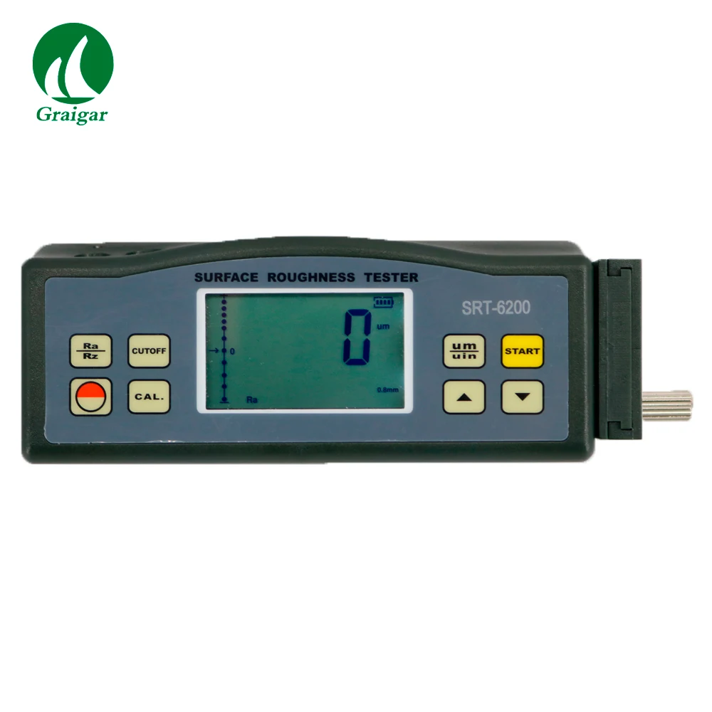 SRT-6200 Surface Profile Gauge SRT6200 Digital Surface Roughness Meter Gauge Tester Ra and Rz Ranger Test