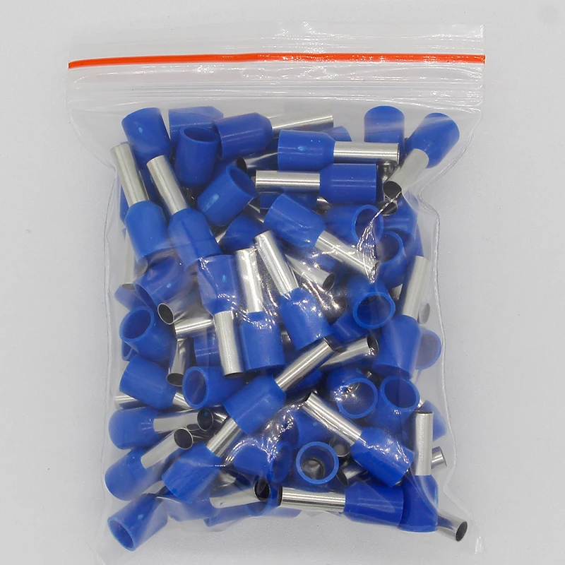 E4009 Tube insulating terminals 4MM2 100PCS/Pack Cable Wire Connector Insulated Insulating Crimp Terminal Connector E-