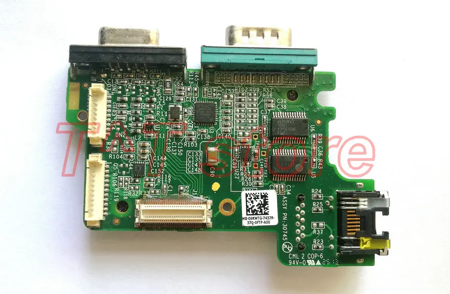 Original 9KWTG FOR DELL Latitude E6420 XFR J452W Ethernet VGA Board 09KWTG CN-09KWTG free shipping
