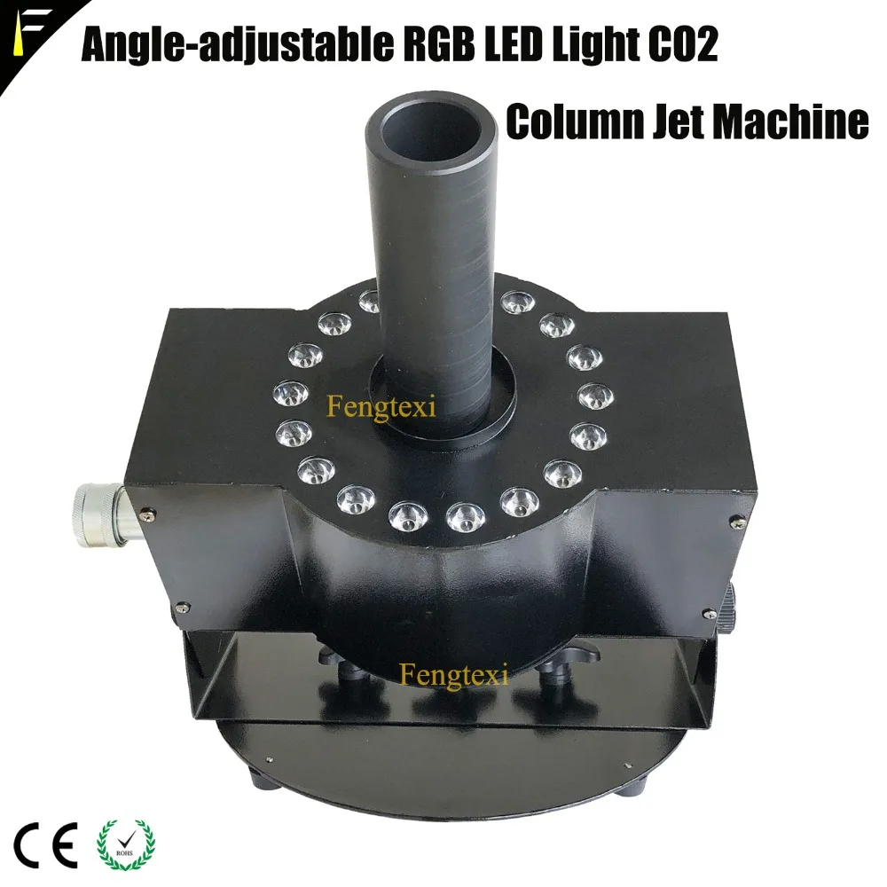 CO2 Cryogenic Smoke Stage Jet Machine DMX512 RGB 3in1 Wash LED CO2 Jet Theatrical CO2 Cooling Effect Fog Smoke Device