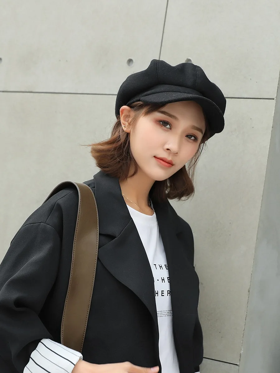 Women's baker boy cap image 1