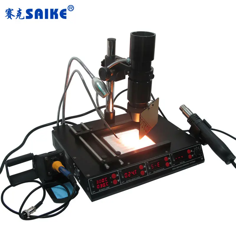 

SAIKE 8510D Multifunctional infrared soldering station hot air bga rework station Desoldering station Pcb preheater 220V