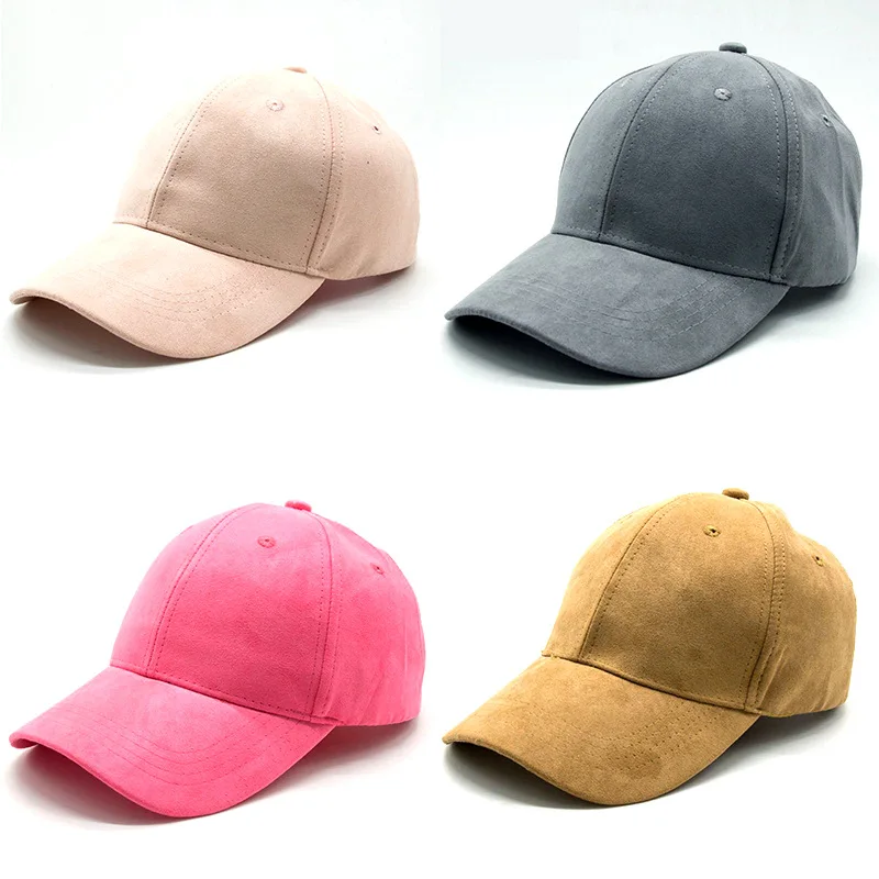

Fashion Solid Suede Cap Casual Baseball Cap Autumn Winte Hat New Gorras Wearzone Trucker cap Casquette Bone cap Men&Women