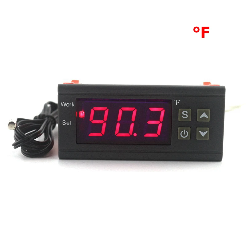 110V 220V 12V Digital Thermostat Temperature Controller Regulator Thermoregulator For Incubator Heating Cooling Control -50~110