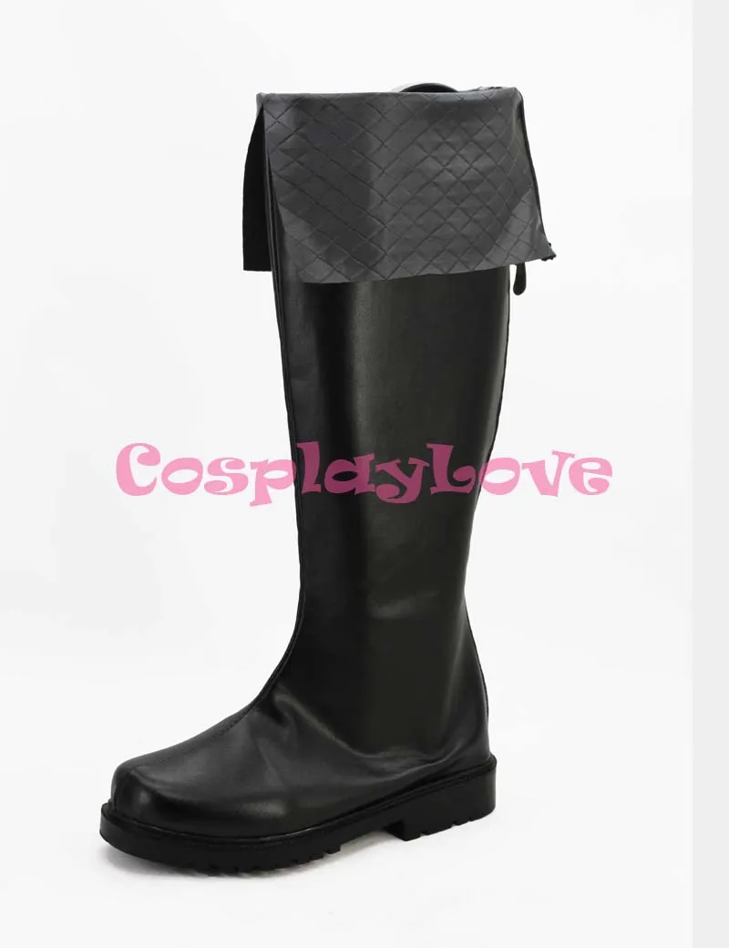 K RETURN OF KINGS Fushimi Saruhiko Cosplay Shoes Boots Black Hand Made Custom-made For Halloween Christmas Festival CosplayLove