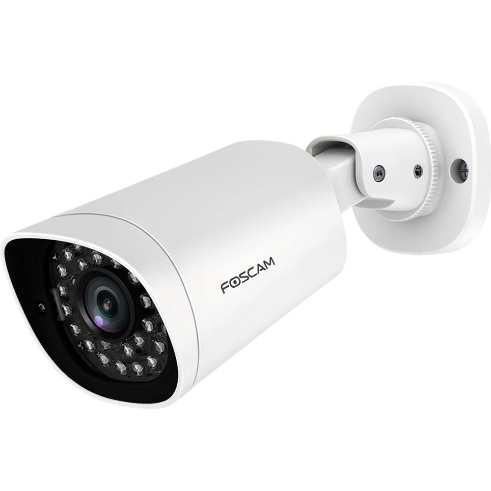 Foscam G4EP Super HD 4MP (1440P) PoE Outdoor IP Security Camera with 8-Hour Free Cloud Storage Night Vision IP66