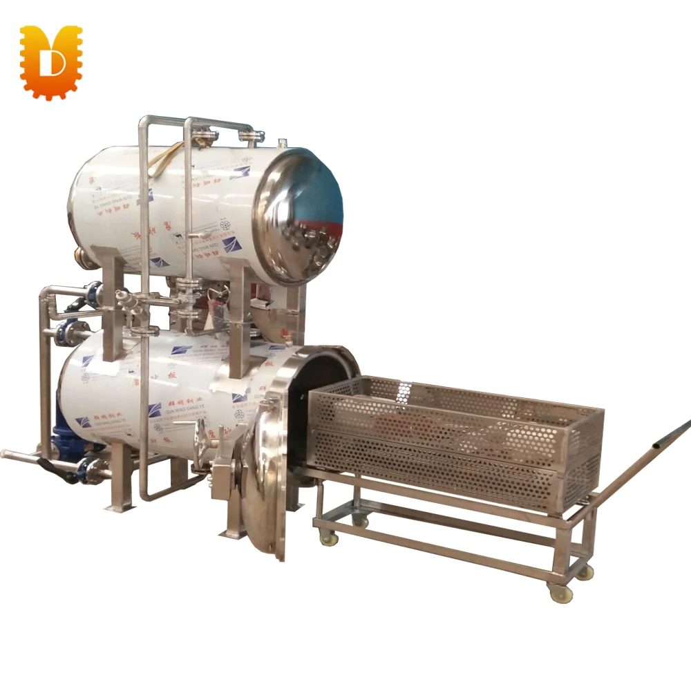 300kg/time Double-Deck Canned Food High Pressure Autoclave Sterilizer Price