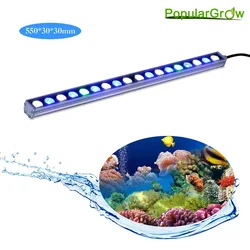 Populargrow 5pcs/lot 54W Waterproof Led Aquarium Bar Light Led Strip Lamp for Coral Reef Growth Fish Tank Lighting US/DE stock