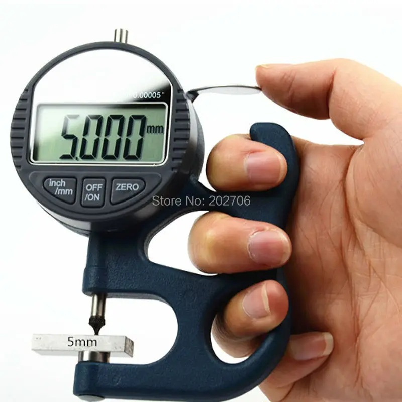 

with point measuring head 0.001mm Digital Thickness gauge Micron electronic thickness meter thickness tester