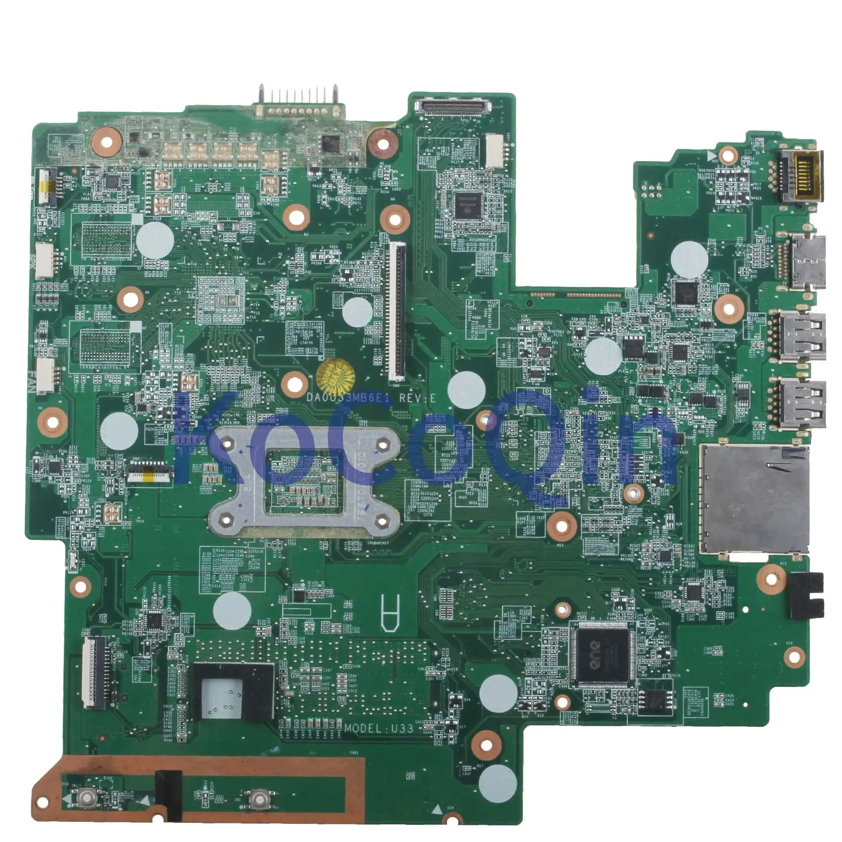 KoCoQin Laptop motherboard For HP Sleekbook 14-B 1.4 Ghz Mainboard 744421-001 744421-501 DA0U33MB6E1 CELERON 877 SR0VB SLTNV