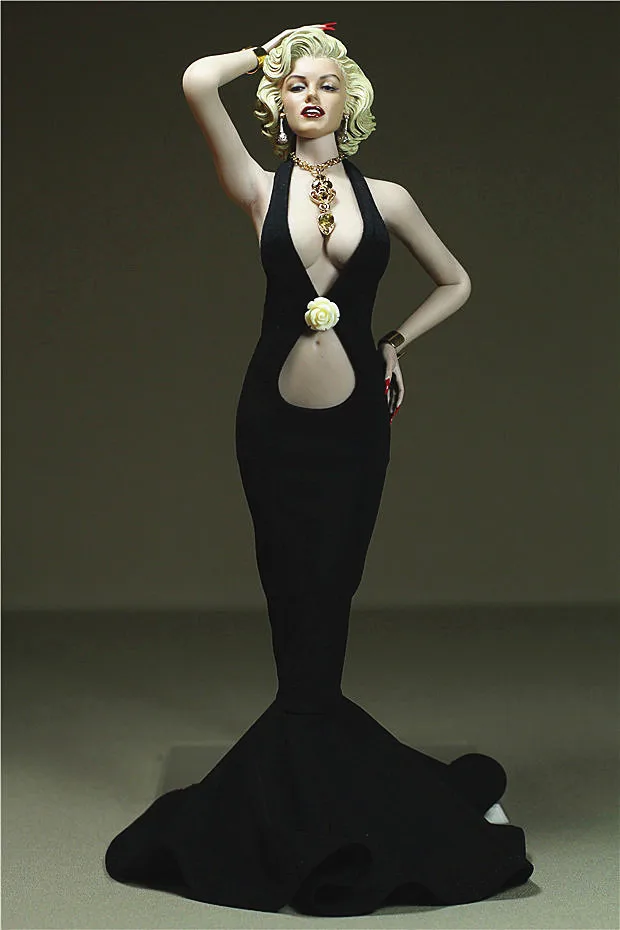 1/6 scale figure doll accessories Evening dress for 12