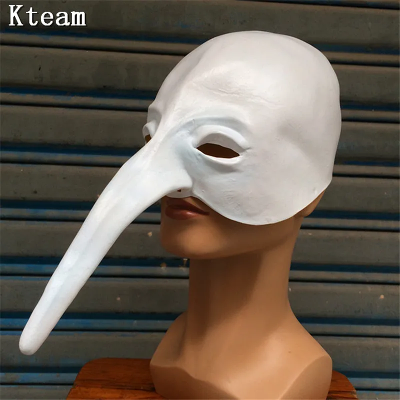 2025 New Hot Long Nose Woodpecker Mask Rubber Latex Mask Holiday Slipk Animal Maske Photo Venice Photography Props