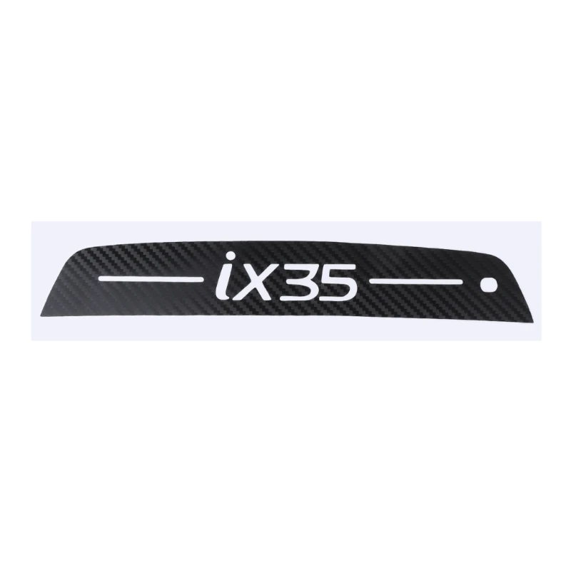 Rear Spoiler Trunk Bumper Brake Light Sticker Carbon Fiber For Hyundai Tucson ix35 H8WE