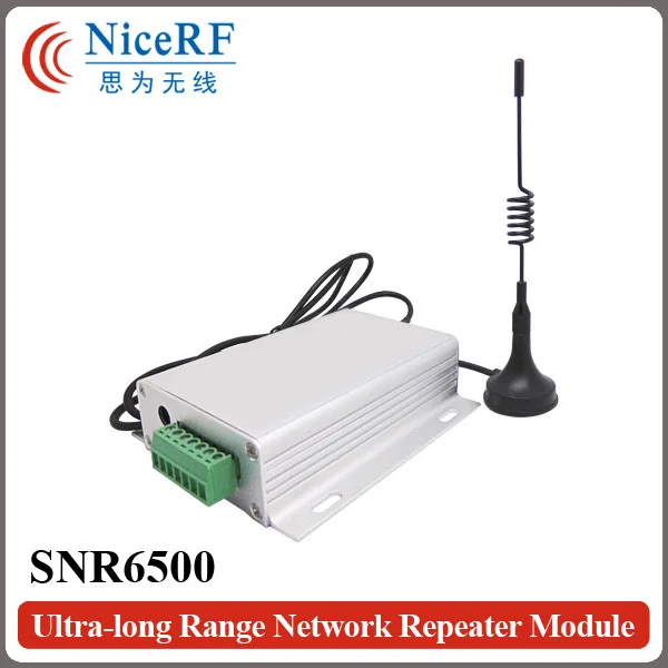 2SETS SNR6500 433MHz RS485 5W 37dBm Industrial Grade GFSK WirelessTransceiver With Sucker Antenna