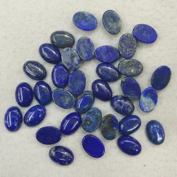 Fashion natural lapis Lazuli Oval CAB CABOCHON beads for jewelry making 10x14mm wholesale 50pcs/lot free shipping