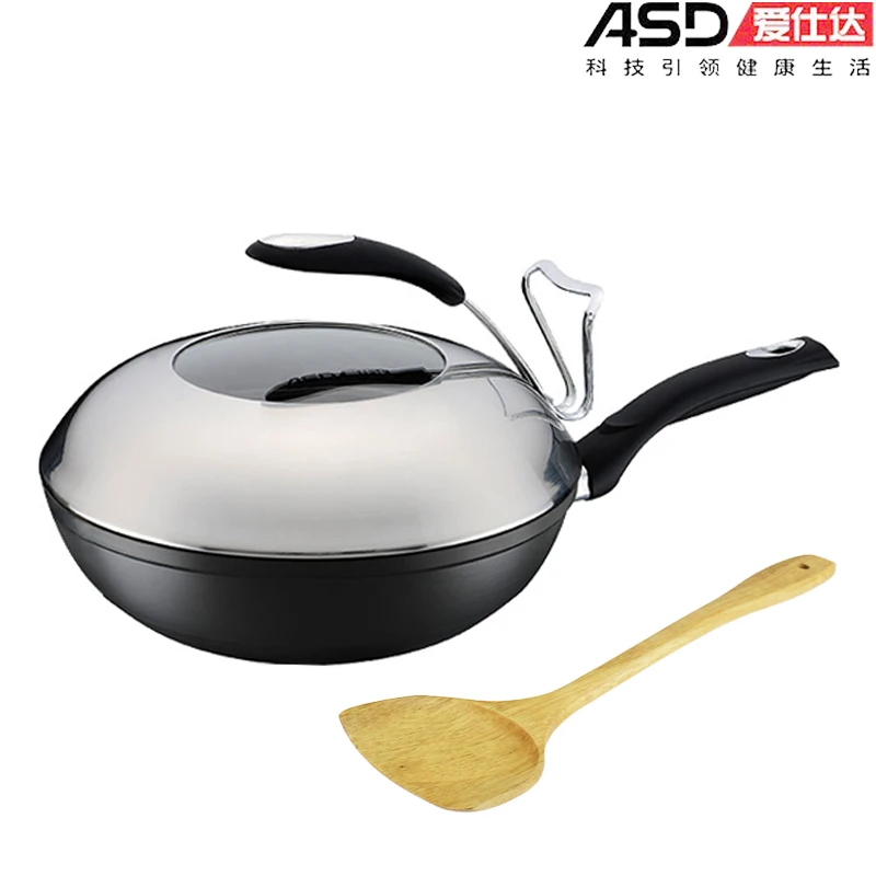 0 Asd smoke non-stick wok 30cm wg8330hl