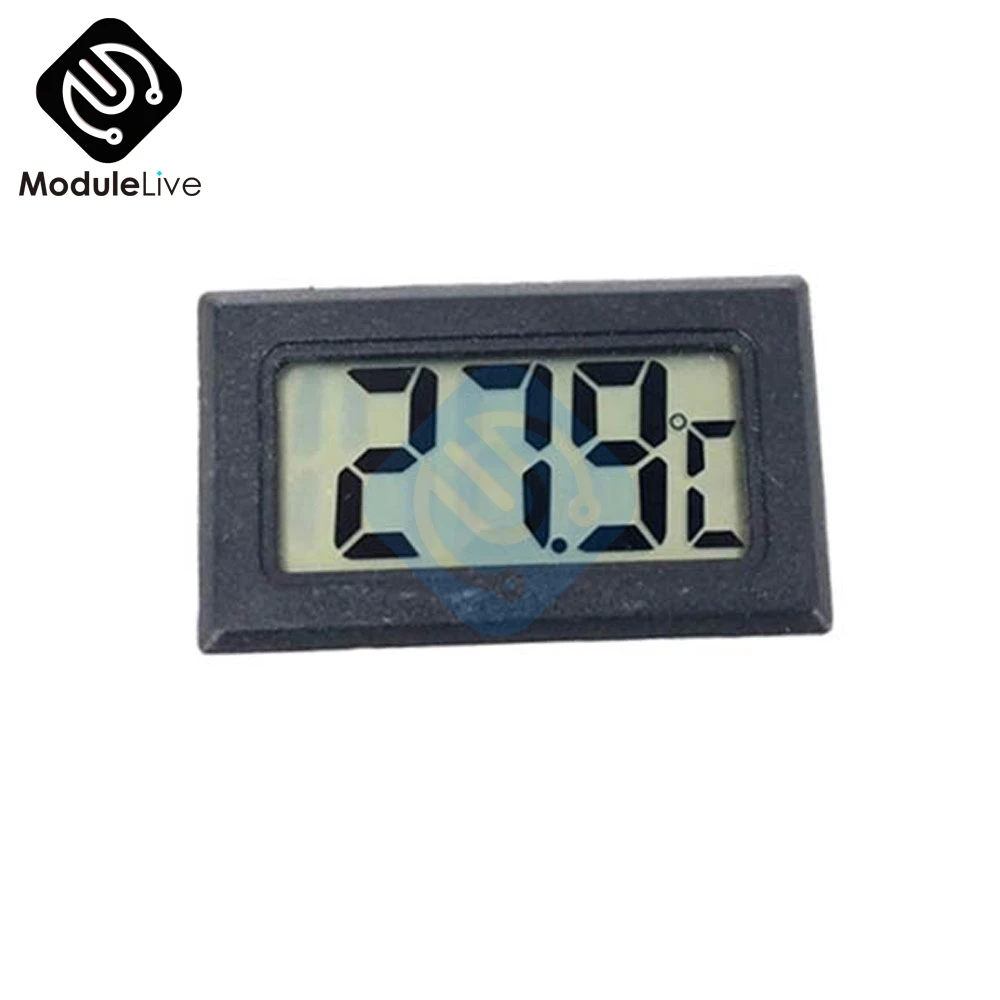 Digital LCD Embedded Electronic Thermometer for Freezer Cooler Temperature Temp Convenient for Fridge Refrigerator Thermometer