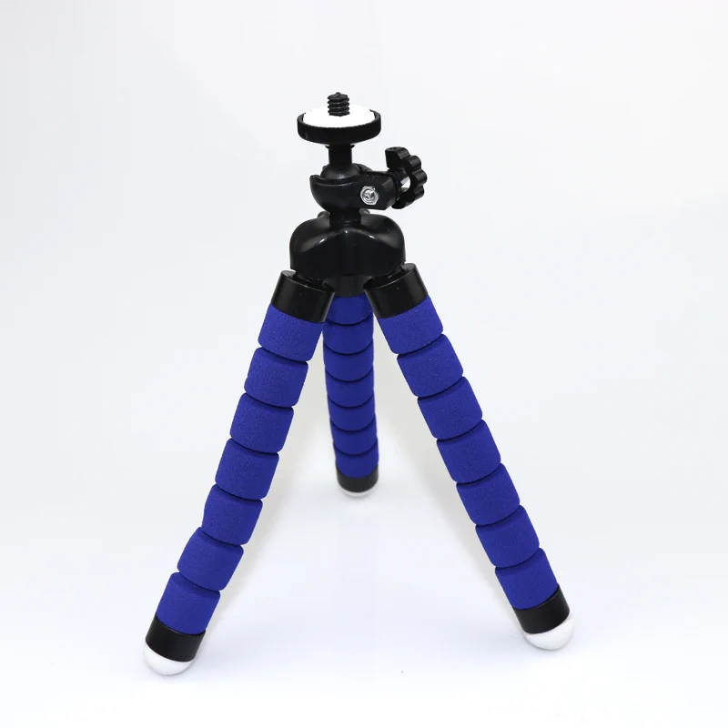 Mini Flexible Sponge Octopus Tripod for iPhone Samsung Xiaomi Huawei Smartphone Tripod Stand Holder for Gopro Camera DSLR Mount