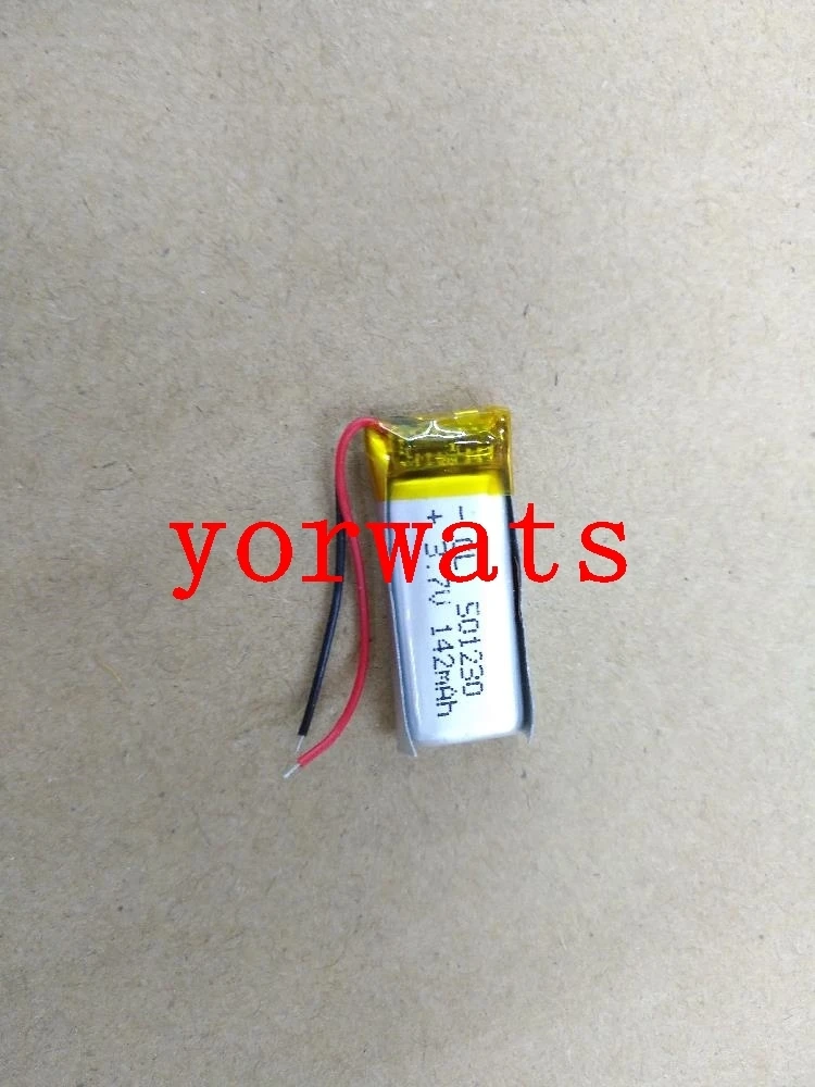 New Hot A Rechargeable Li-ion Cell  3.7V polymer lithium battery 501230 142mah direct sale