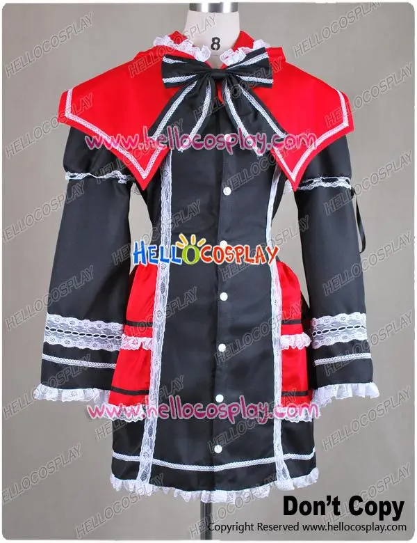 65% cotton+35% polyester Rozen Maiden Cosplay Costume H008