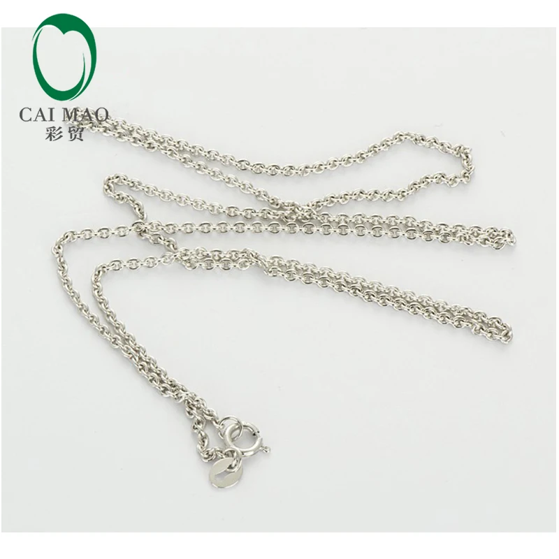 LADIES Solid 18k/750 White Gold Chain Necklace 18