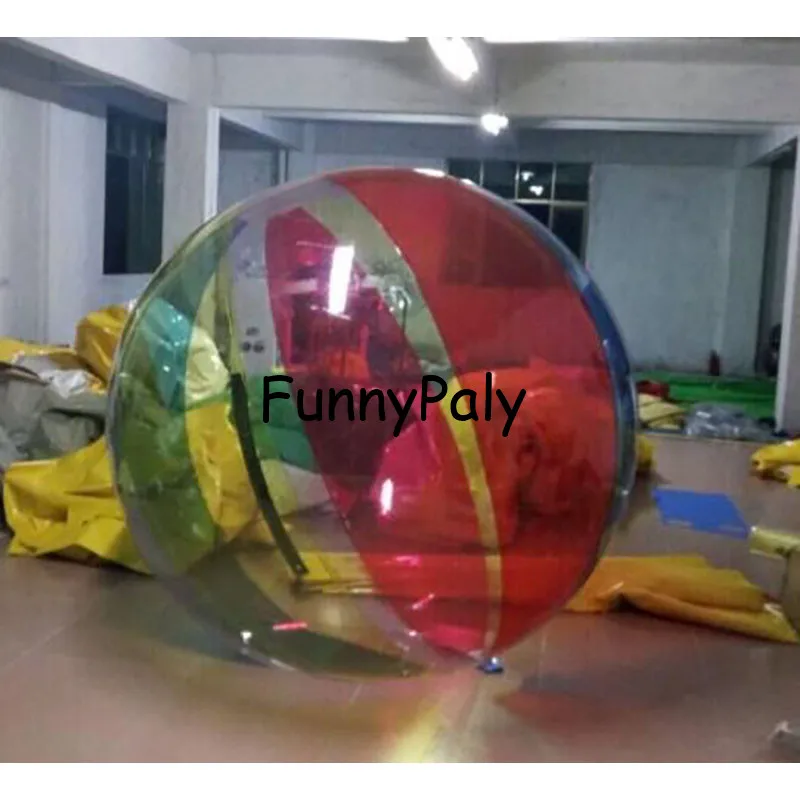 2M Colorful Water walking Ball Inflatable Water Balloon Walk on Water Balls 1.00mm Zorbing festival dancing balls for show