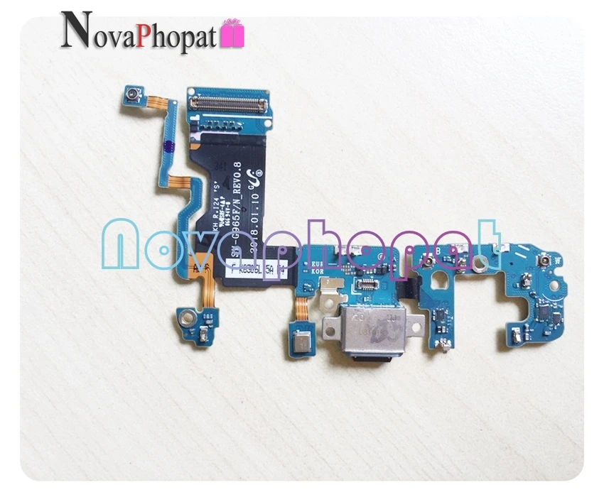 Novaphopat For Samsung Galaxy S9 S9+ Plus G960F G965F G960U G965U USB Dock Charging Port Charger Connect Connector Flex Cable