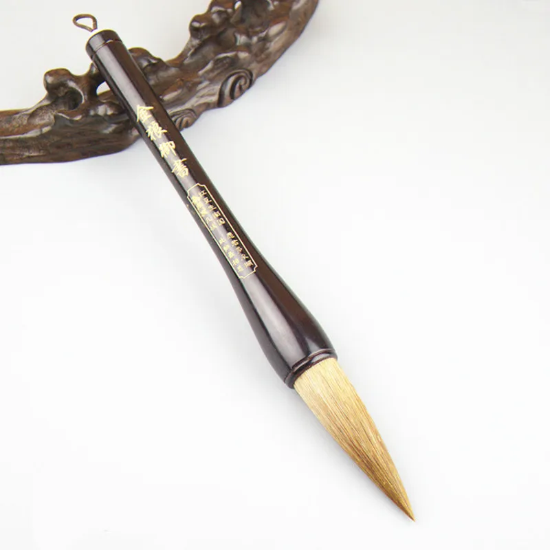 Authentic Chinese Traditional Calligraphy Brush Pen Hopper-shaped Brushes for Couplets Weasel Rabbit Hair Chinese Painting Brush