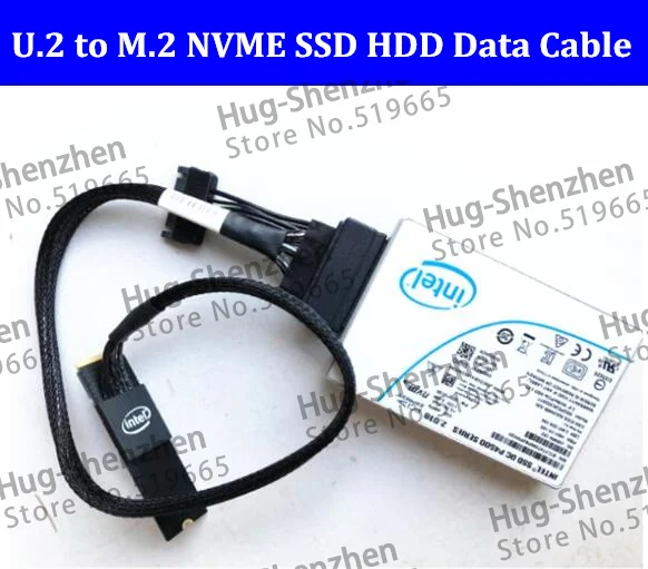 High Quality Intel M.2 to U.2 SFF-8639 Converter Cable NVME SSD Hard Disk Data Cable 750 p3500 p3600 p3700