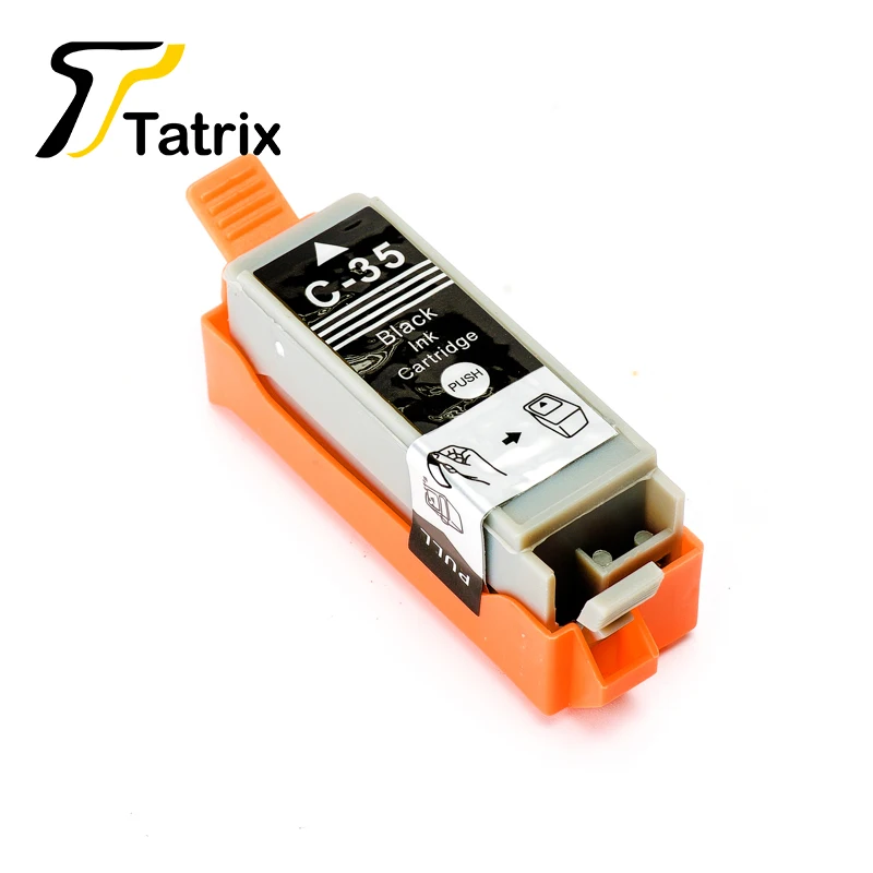 Tatrix for Canon 35 Black Ink Cartridge PIXMA IP100B/IP100/iP110/TR150/iP110 Printer for PGI-35 PGI35 PGI35 Inkjet Cartridge