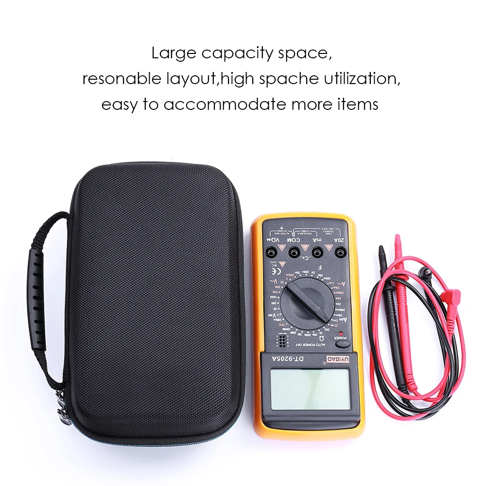 Hard EVA Portabl Travel Storage Cover Bag Case for Fluke 117/116/115/114/113/87V/88V/F15B+/F17B+/F18B+ More Digital Multimeter