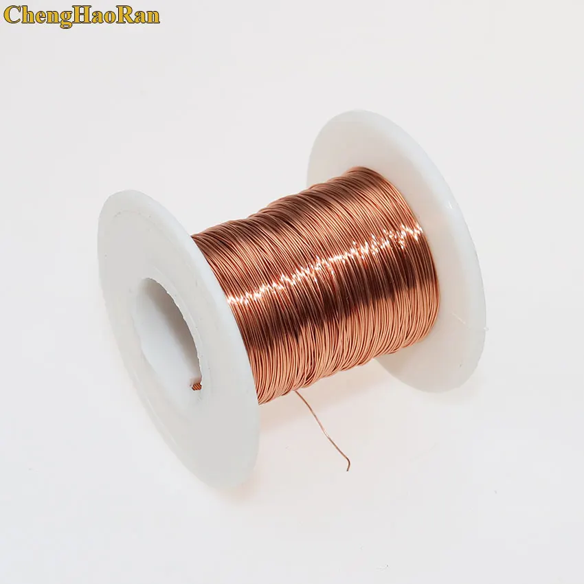 ChengHaoRan 0.3mm * 50M /100M/PC QA-1-155 polyurethane enameled copper wire enameled Red 0.3mm 50m 100m