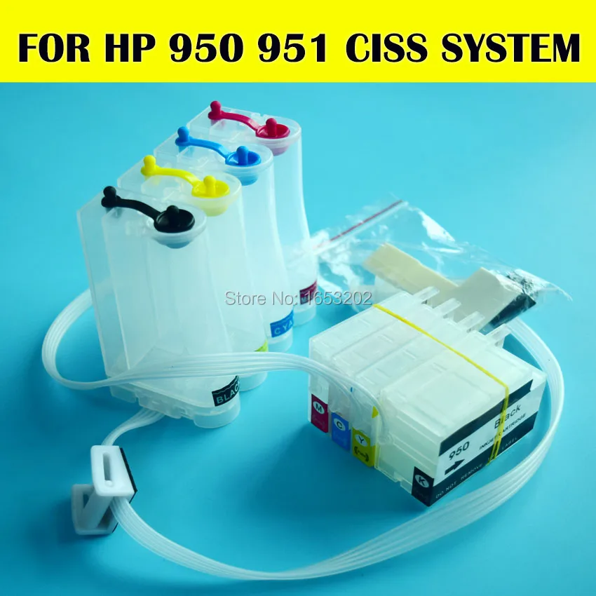 Best Continuous Ink Supply System For HP950 951 CISS For HP 8100 8600 8610 8620 Printers With ARC Chips HP950 HP951 Ciss