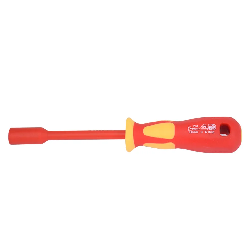 Insulated Tools Electrical 1000v Socket VDE Nut Driver M4-M13 IEC60900 Certification Insulating Tools Insulation Screwdriver