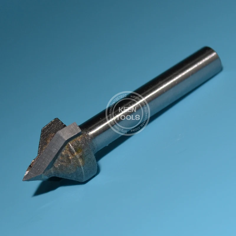 Enrutador CNC de 6x16x90 grados, broca con ranura en V, piezas de carpintería se pueden aplicar a grabado 3D acrílico MDF PVC