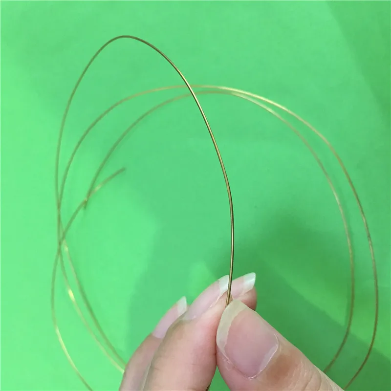 

1PC YT1313Y Diameter 0.5MM Brass Wire Copper Alloy 1 Meter Sell at a Loss H62 Copper Zinc Alloy On sale