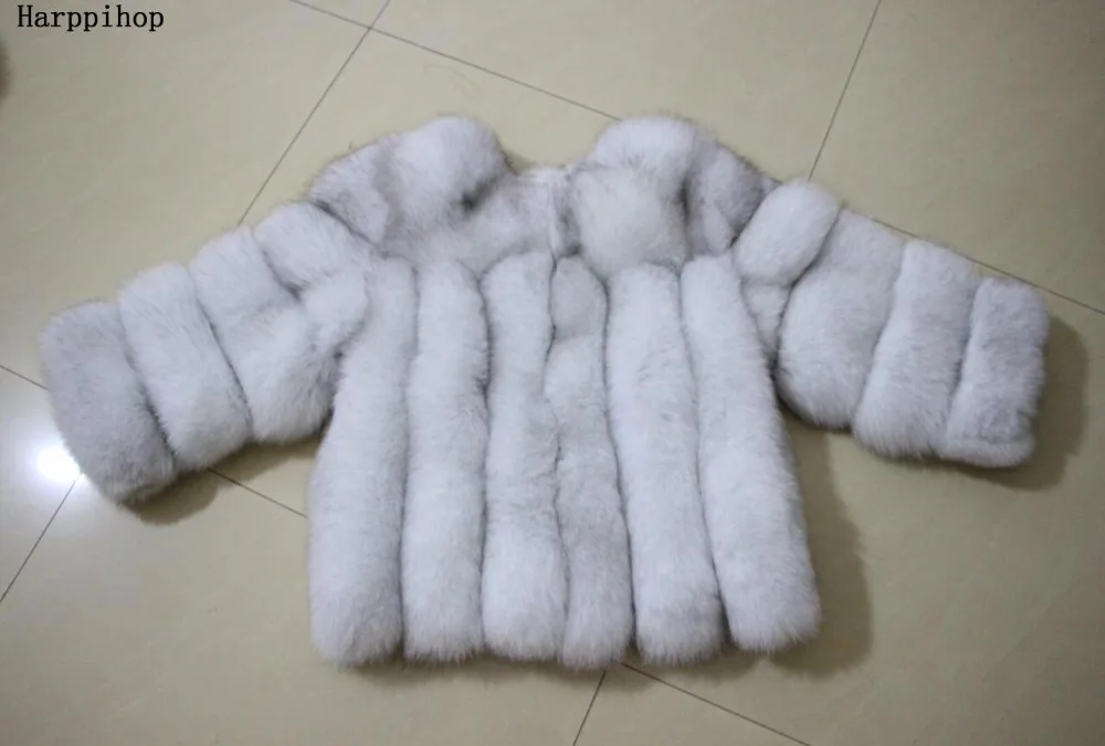 Winter Coat Complete Skin High-Grade Soft Fur Fox Collars Fox Fur Coat Blazer Women All Kinds Color Womens