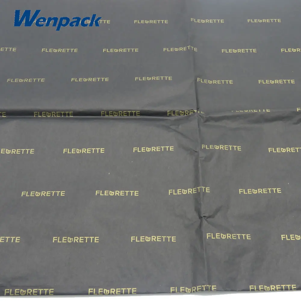 Wrapping Tissue Paper, Custom Printed Logo, Waterproof, Thin