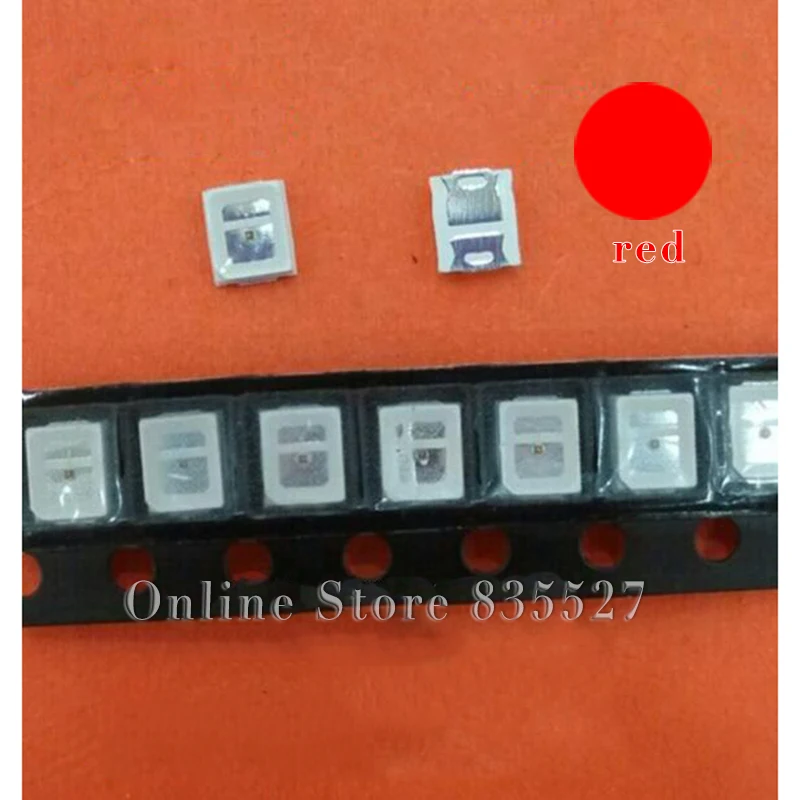 

1000pcs/lot LED lamp beads red SMD 2835 0.4W Super highlight light-emitting diode