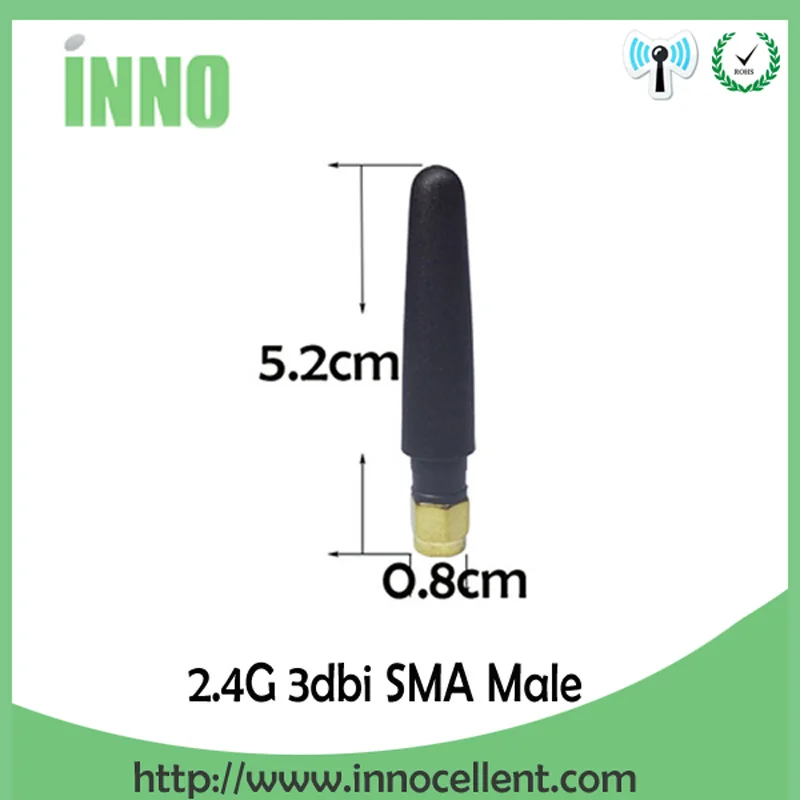 Imagem -05 - Eoth 20 Peças Antena 2.4g 23dbi Sma Macho Wlan Wifi 2.4ghz Antena Ipx Ipex Sma Fêmea Cabo de Extensão Rabo de Porco Módulo Iot Antena