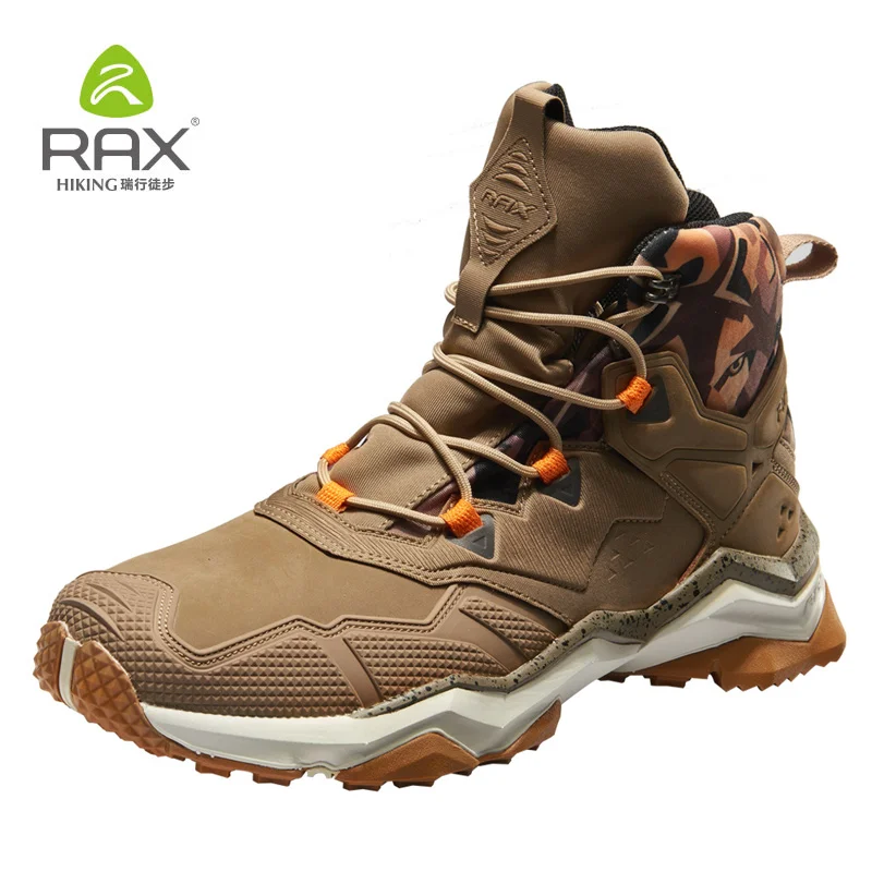 Rax Hiking Shoes Waterproof Outdoor Sports Sneakers for Men Hiking Boots Snow Boots Warm Lightweight Trekking Shoes Breathable