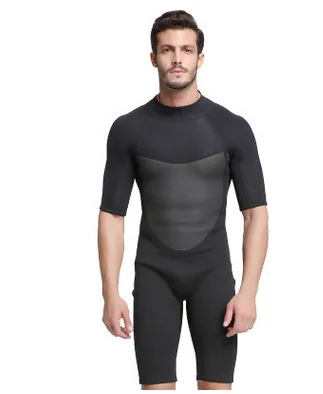 

Neoprene 2MM Scuba WetSuit Equipment Snorkeling Jumpsuit One Piece Short Sleeve Triathlon Spearfishing Surf Lycra Diving Suit