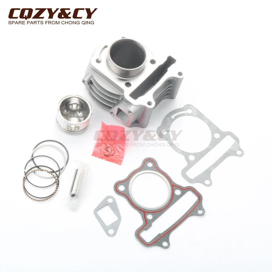 Scooter 60cc 44mm Big Bore Cylinder Kit & Piston Kit for Kymco Agility 50 Basic 50 DJ S Filly Super 8 Vitality 50cc 4-stroke